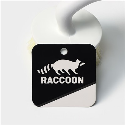 Щётка для мытья посуды Raccoon Breeze, удобная ручка, 21×7.5 см, ворс 2.5 см