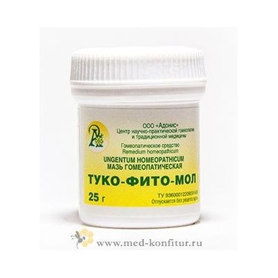 Мазь Тукофитомол 25 г. противовоспалительная, болеутоляющая