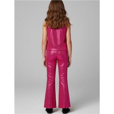 Комплект трикотажный для девочек: топ, брюки (легинсы)