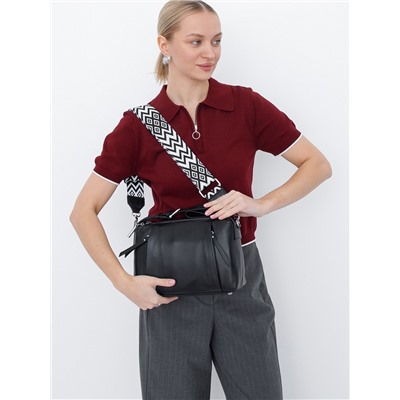 Сумка 0839CH black Polina&Eiterou