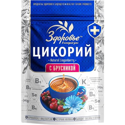 Здоровье. Цикорий Брусника 85 гр. мягкая упаковка