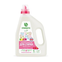 Гель для стирки цветного белья Synergetic, концентрат, 1.5 л