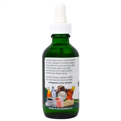 Wisdom Natural, SweetLeaf, Жидкая стевия, перечная мята, 60 мл