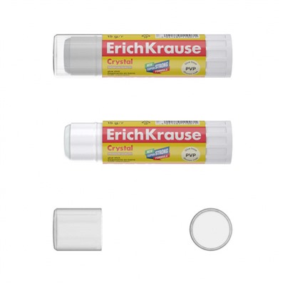 Клей-карандаш 15 гр PVP CRYSTAL 11007 ErichKrause