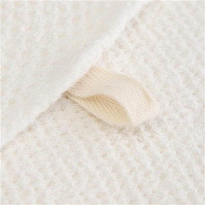 Полотенце кухонное SL HOME Linen, белое, однотонное, 38×65 см