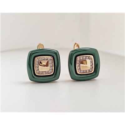 Серьги с керамикой