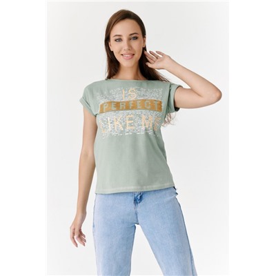 Футболка 8041 (Оливковый)