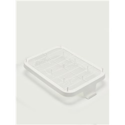 Туалет Мур-мяу для кошек, с сеткой, 33×25×7 см, бежевая