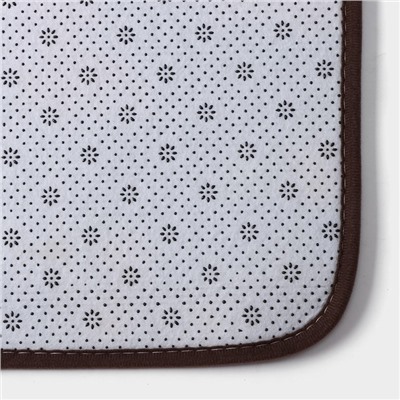 Коврики для ванной и туалета Доляна «Осенние листья», 2 шт.: 40×50 см, 50×80 см