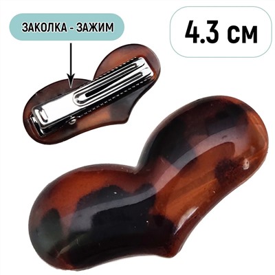 Зажим для волос Сердце