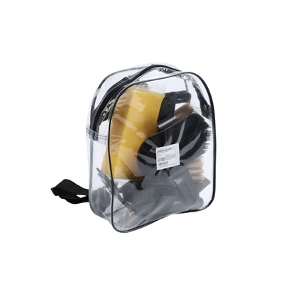 Набор для ухода за лошадью, 7 предметов: расчёска, щётка 4 шт., губка, водосгон