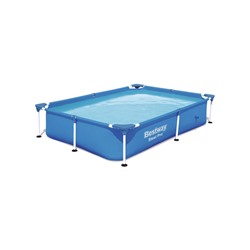 УЦЕНКА Бассейн каркасный Bestway Steel Pro 56401, 221×150×43 см, прямоугольный