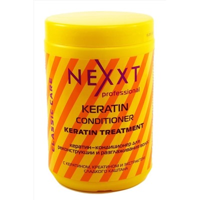 Nexxt Кератин-кондиционер для реконструкции и/или выпрямления волос, 1000 мл KRISTALLER, 1201376