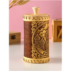 Туес «Россия», банка для хранения, береста