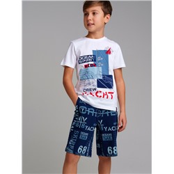 Комплект трикотажный для мальчиков: фуфайка (футболка), шорты