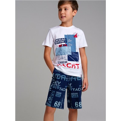 Комплект трикотажный для мальчиков: фуфайка (футболка), шорты