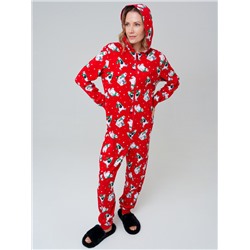 Пижама-комбинезон трикотажная унисекс для взрослых