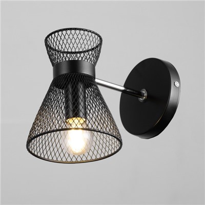 Бра 662413/1 40 Вт E14 черный 18×12×18 см