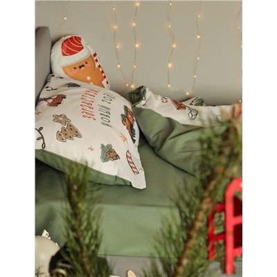 Постельное бельё 1.5-спальное «Этель. Новогодний алфавит», бязь