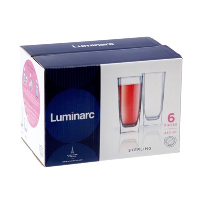 УЦЕНКА Набор стаканов высоких 5 шт. 330 мл «Стерлинг»