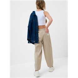 Брюки текстильные для девочек