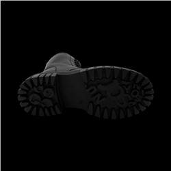 Ботинки из натуральной кожи на меху РМ-078-1 черные