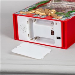 Светодиодная фигура «Подарочный пакет» 15×23×7 см, пластик, батарейки ААх3 (не в комплекте), USB, свечение тёплое белое