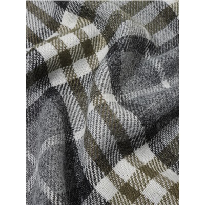 Плед «Элис» 150×200 см, белый/серый