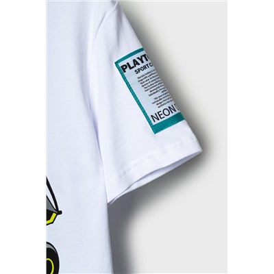 Фуфайка трикотажная для мальчиков (футболка) PLAYTODAY, 1239845