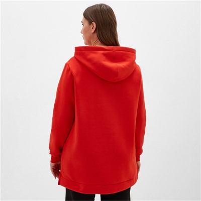Худи женское MIST Cozy style, красное, размер 58
