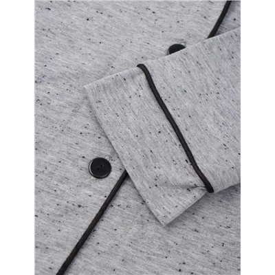 Пижама женская (рубашка, брюки) KAFTAN Sweat home, размер 40-42, серая