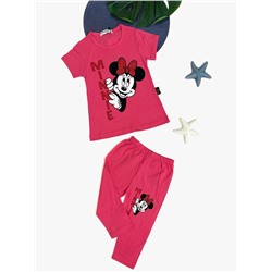 Костюм L400 малиновый