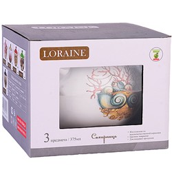 30812 Сахарница с крышкой 375мл с ложкой 3пр Страна чудес LR (х36)