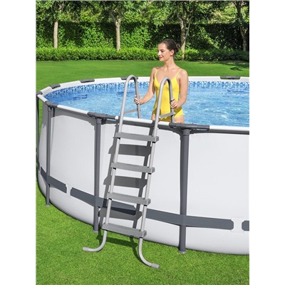 Бассейн каркасный Bestway Steel Pro Max 5612X, 427×122, фильтр-насос, лестница, тент, круглый