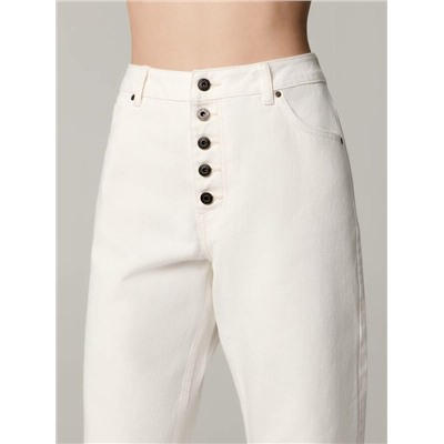 Straight CONTE CON-547 Джинсы на пуговицах из фактурного денима