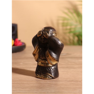 Сувенир «Монах», 5×4×8 см, бронза