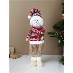 Новогоднее украшение Снеговик 45 см / AW-106 /уп 48/