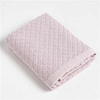 Полотенце махровое Love Life «Минимализм» 50×80 см, светло-лиловый, 100% хл, 500 г/м²