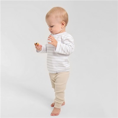 Штанишки детские MINAKU: Basic Line BABY, рост 62-68 см, бежевые