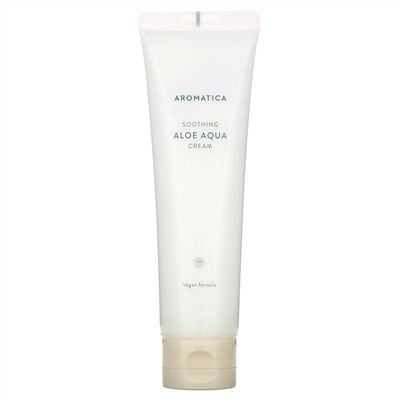 Aromatica, Soothing Aloe Aqua Cream, 5.07 oz (150 g)