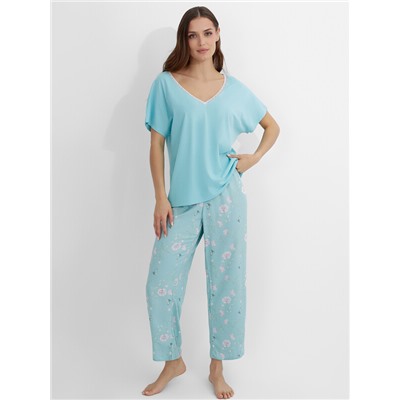 КОМПЛЕКТ ЖЕНСКИЙ (ФУТБОЛКА, БРИДЖИ) 592545