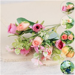 Цветок искусственный 30 см / W01201-2 /уп 2/150/600/ (Желто-розовый )