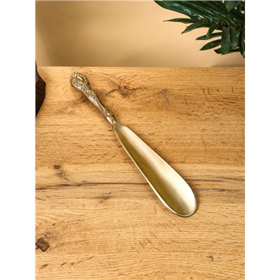 Ложка для обуви «Фамилия», 31 см, латунь