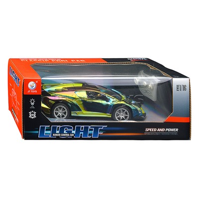 Машина "Неон кросс" р/у, 27 MHz, в коробке