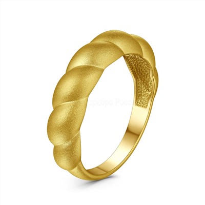 Серьги из золочёного серебра С50138злм