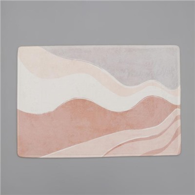 Коврик для ванной и туалета Доляна «Песок», 40×60 см