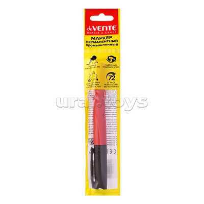 Маркер перманентный "Repair&Craft" для строительных работ, пишущий узел устойчив к загрязнению