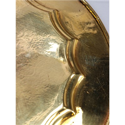 УЦЕНКА Блюдо «Абстракция», 25×25 см, латунь