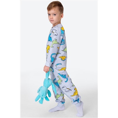 Пижама из футера с начесом для мальчика Happyfox