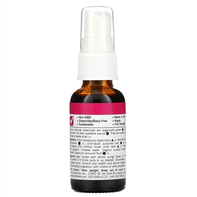Eclectic Institute, Throat Spray, Elder Berry Red Root, 1 fl oz (30 ml)